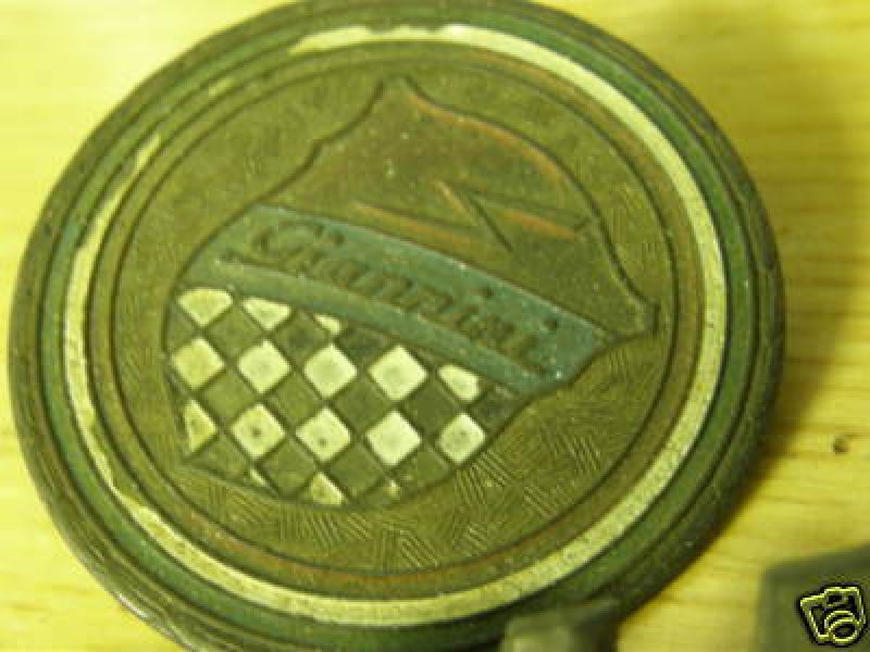 Stemma Fregio AMERICA Francia Bici Bicicletta d'Epoca Head Badge