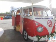 Noleggio Pulmino Volkswagen T1 Rosso per matrimoni