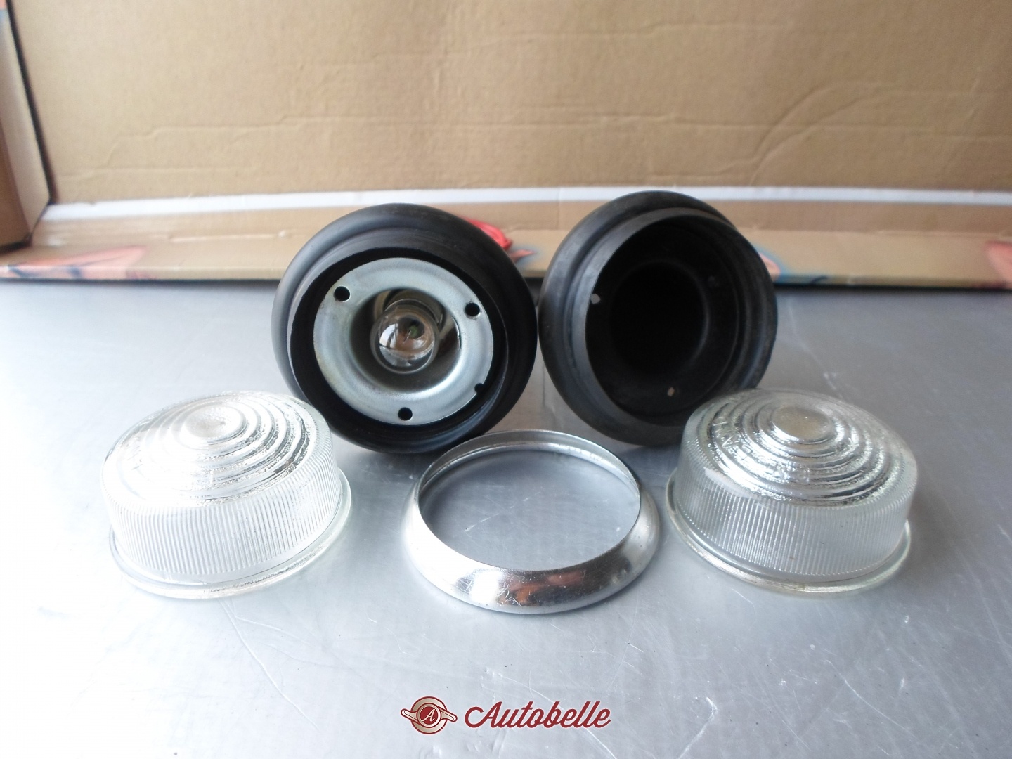 Clignotant Vintage Pour Moto/auto – Freccia Fanalino Chromé, Technologie Halogène