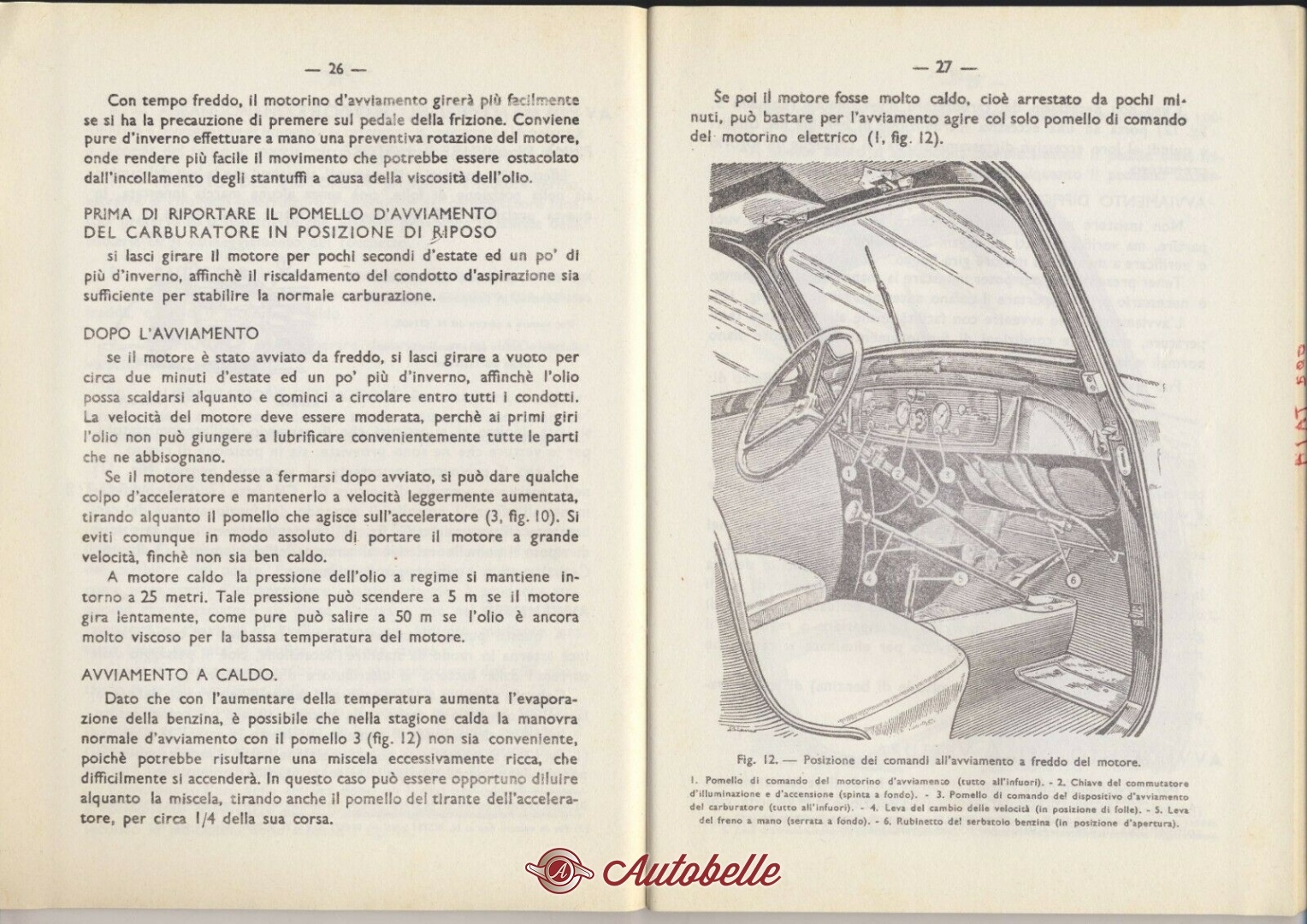 Vendo Libretto Uso e Manutenzione originale