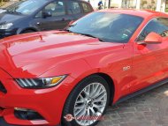 Mustang gt 5.0 rossa pelle nera - cambio manuale
