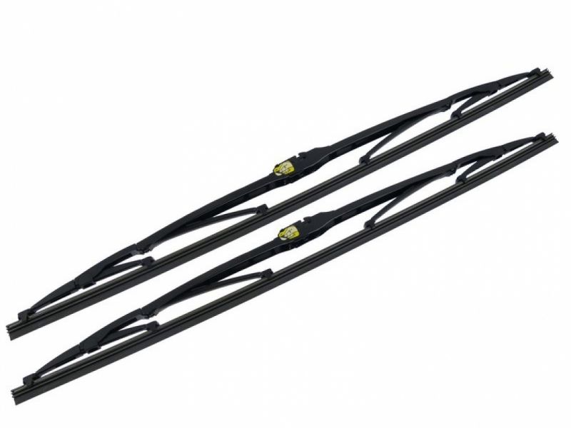 HEYNER Esclusivo Set Di 2 Tergicristalli – Adatti Per Rover 45 (2000-2005), Spazzole Standard Con Gancio, Tecnologia Grafite Silenziosa