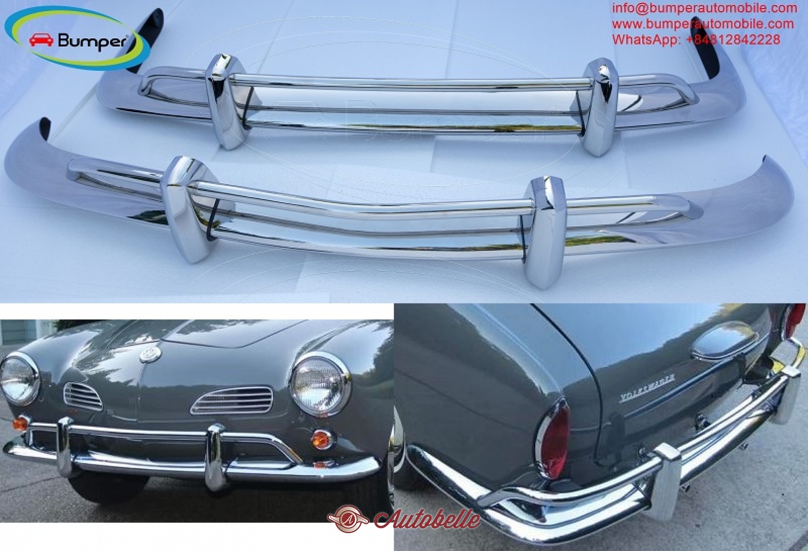 Vendo Bumper Volkswagen Karmann Ghia US type (1955 1966)